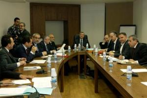 Lawmakers meet to discuss a new electoral law in Parliament, Beirut, on Tuesday, Jan. 8, 2013. (The Daily Star/Mahmoud Kheir)